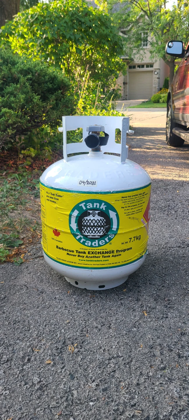 New / Almost Full Propane Tank 20lb - Expires 4/2031