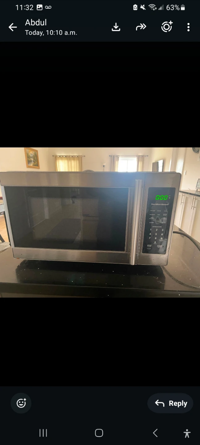 Hamilton Beach Microwave