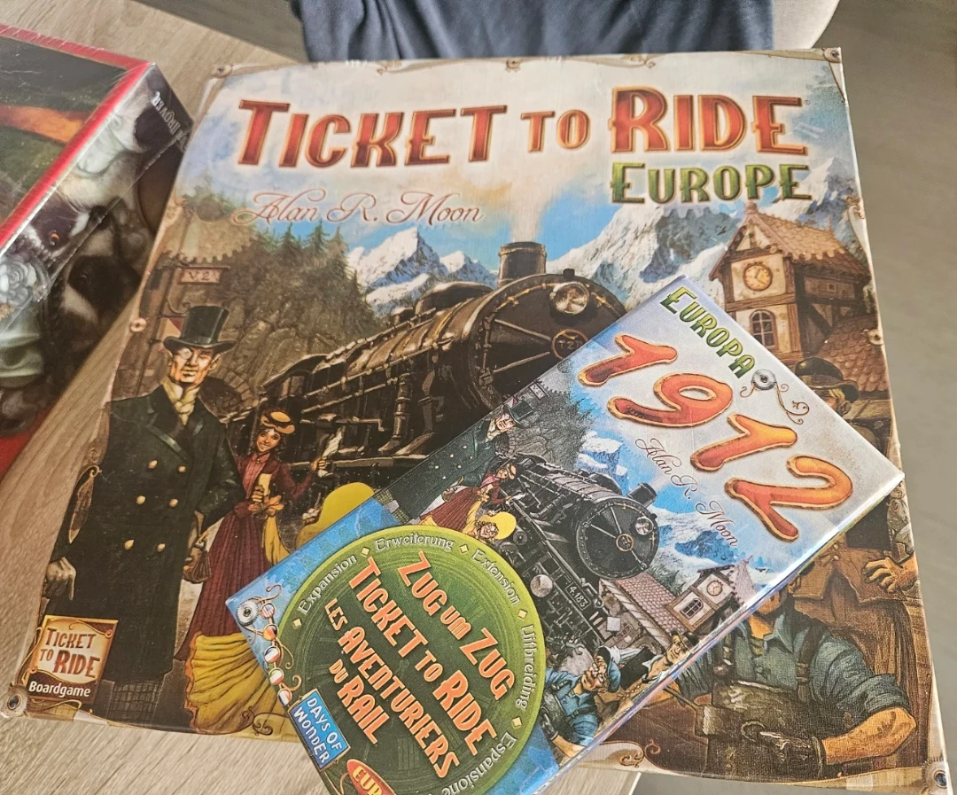 Ticket to Ride Europe Board Game  + Expansion 1912