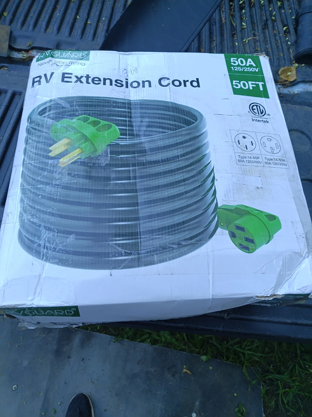 RVGUARD 50 Amp RV Extension Cord 50FT