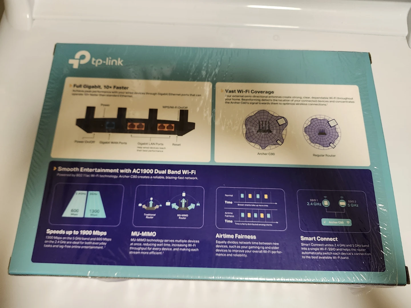 TP-Link Archer C80 AC1900 Wi-Fi Router - photo 2