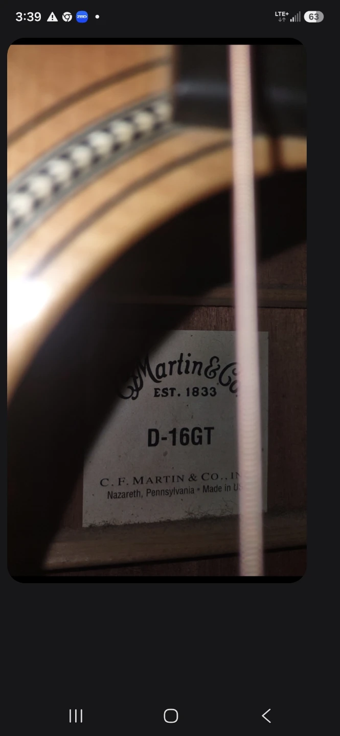 Martin D-16GT Acoustic Guitar