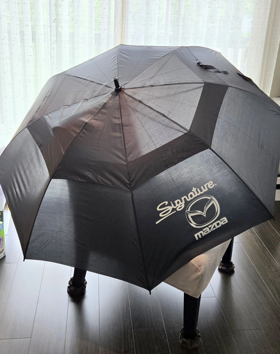 Large Umbrella with Mazda Logo