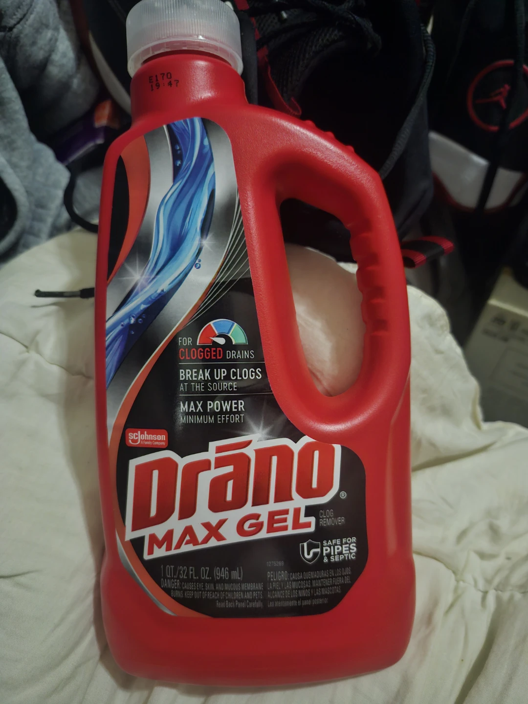 Drano Max Gel Clog Remover 32 oz