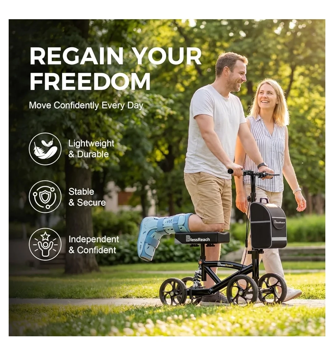 BlessReach Steerable Knee Walker Deluxe - photo 5