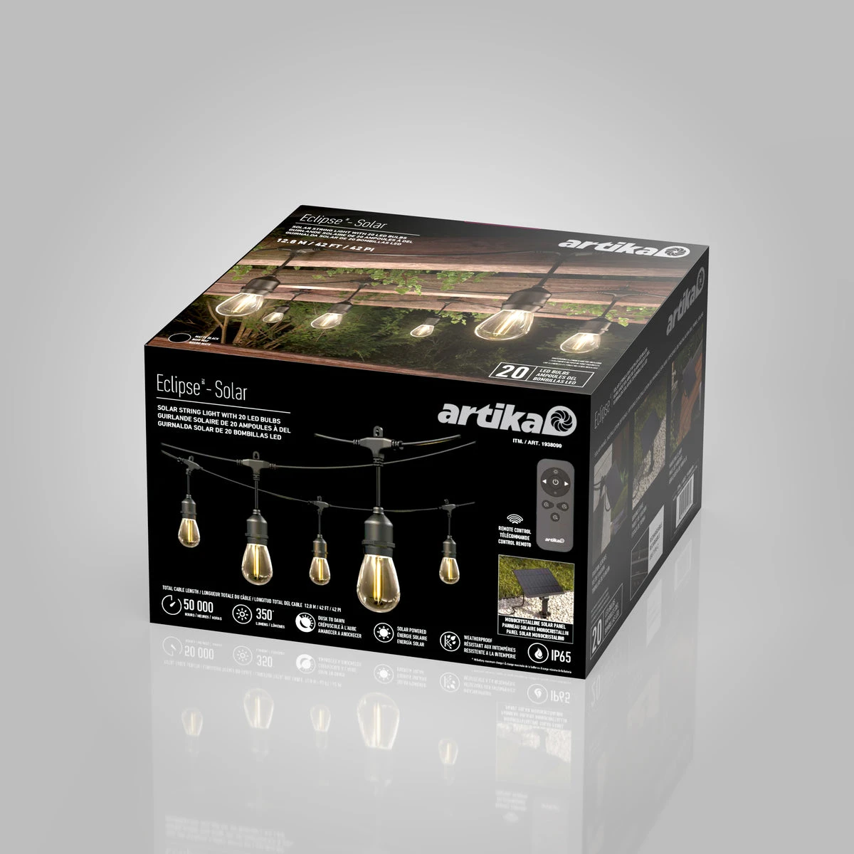 Arktika Eclipse-Solar LED String Lights