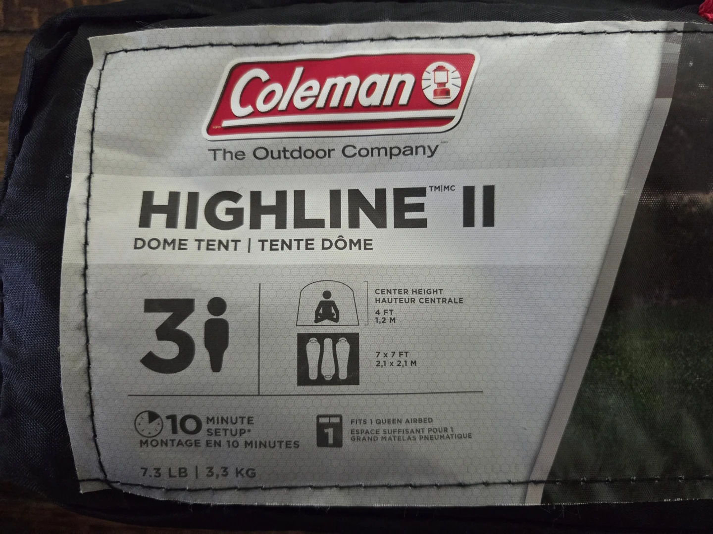 Coleman Highline 3 Person Dome Tent - Used Once - photo 5