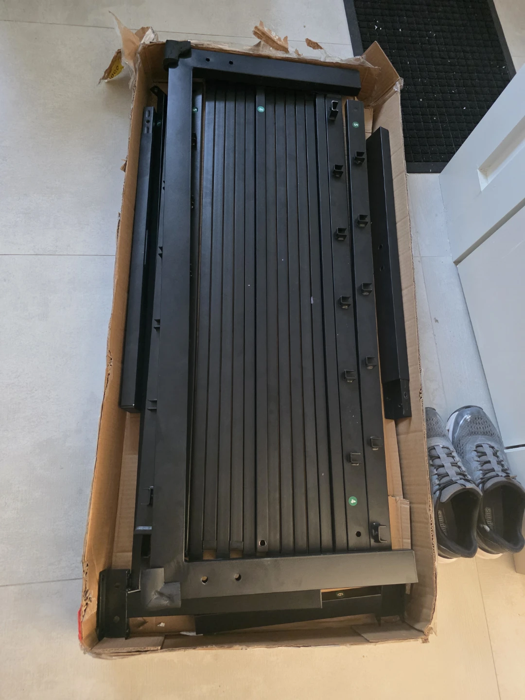 Black Metal Bed Frame and Mattress twin - photo 3
