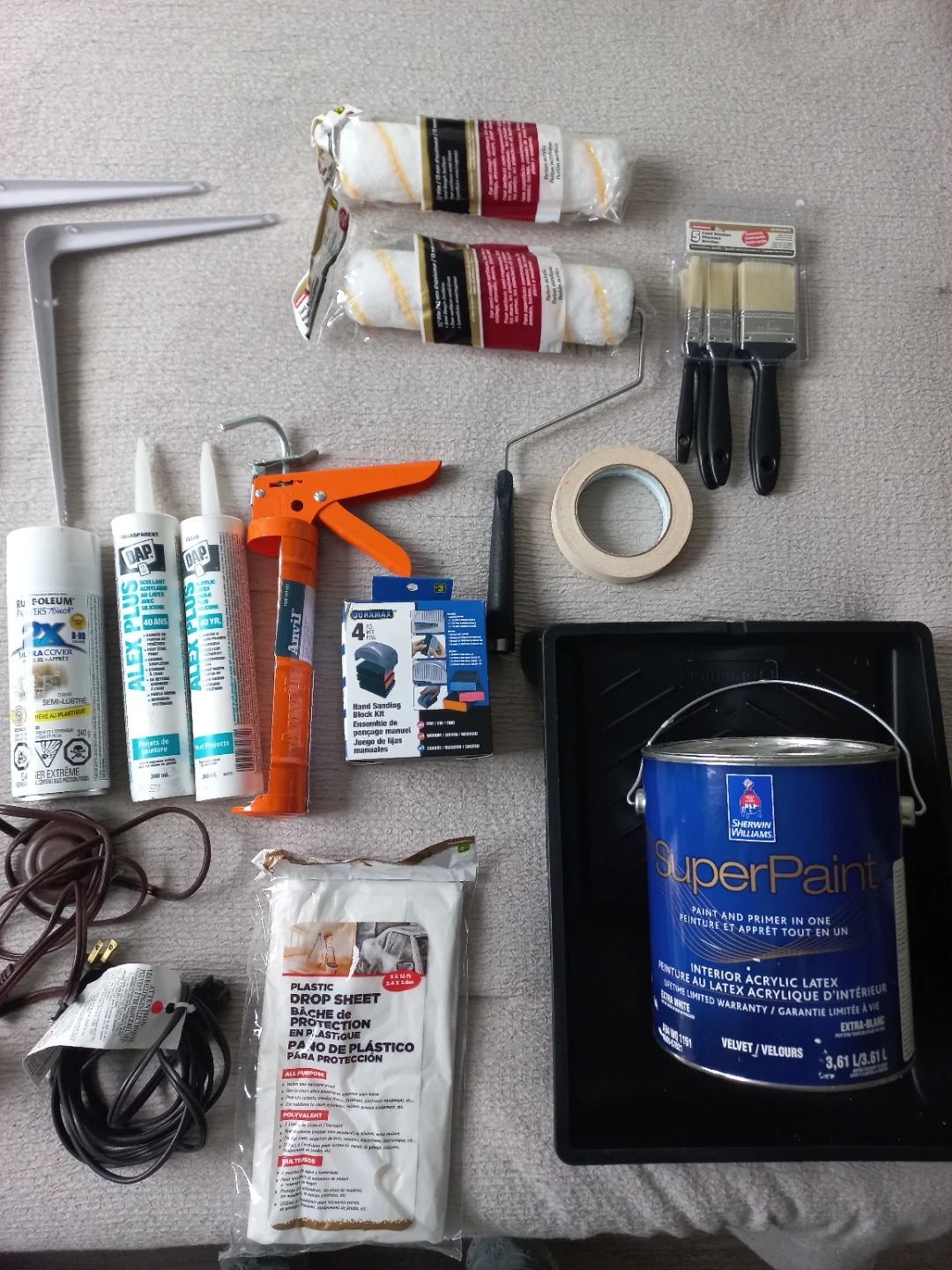DAP Alex Plus Caulking Tubes & Paint Project Supplies