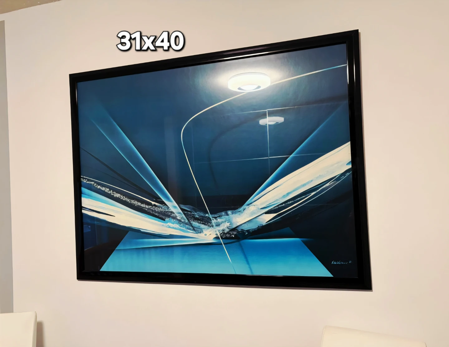 Framed Abstract Art Print