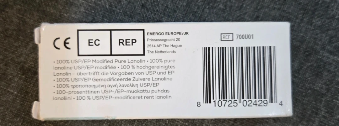 Ameda Triple Zero Lanolin Nipple Cream 7g - photo 2