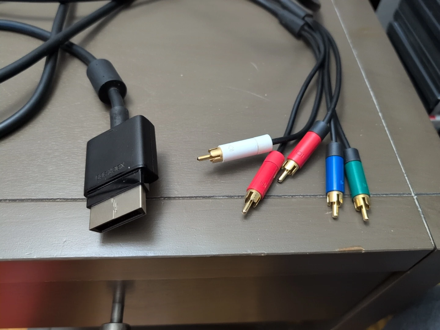 Genuine OEM Xbox 360 Component HD AV Audio Video Cable Microsoft