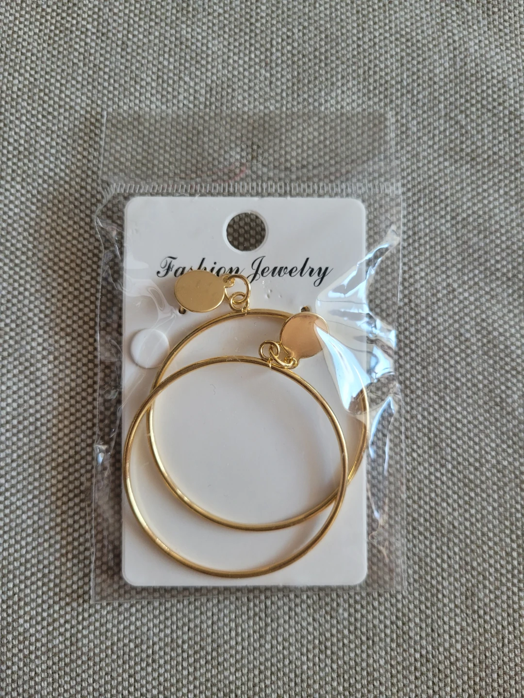Gold Hoop Earrings - Fashion Jewelry