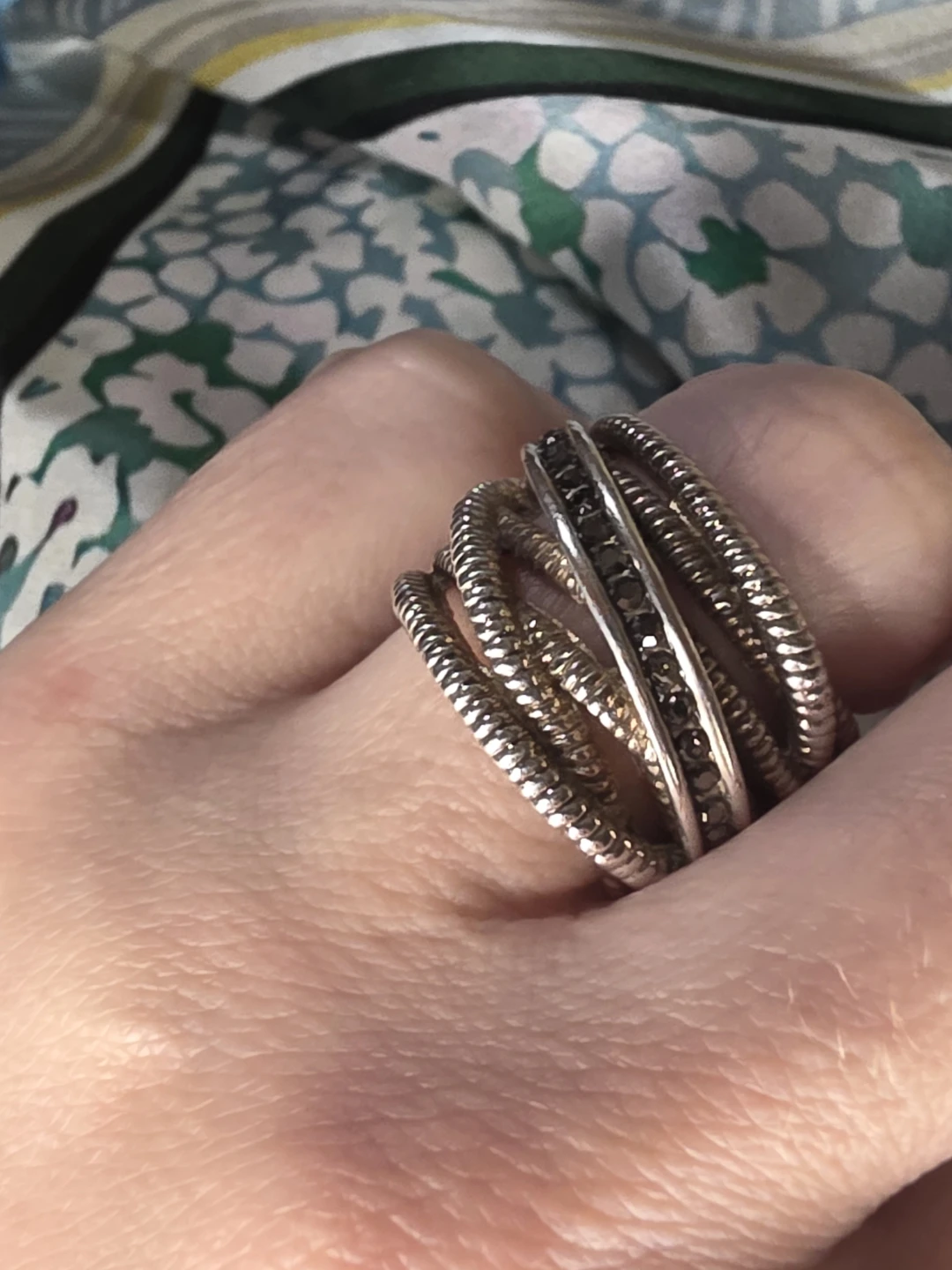 Jewellery silver ring - photo 2