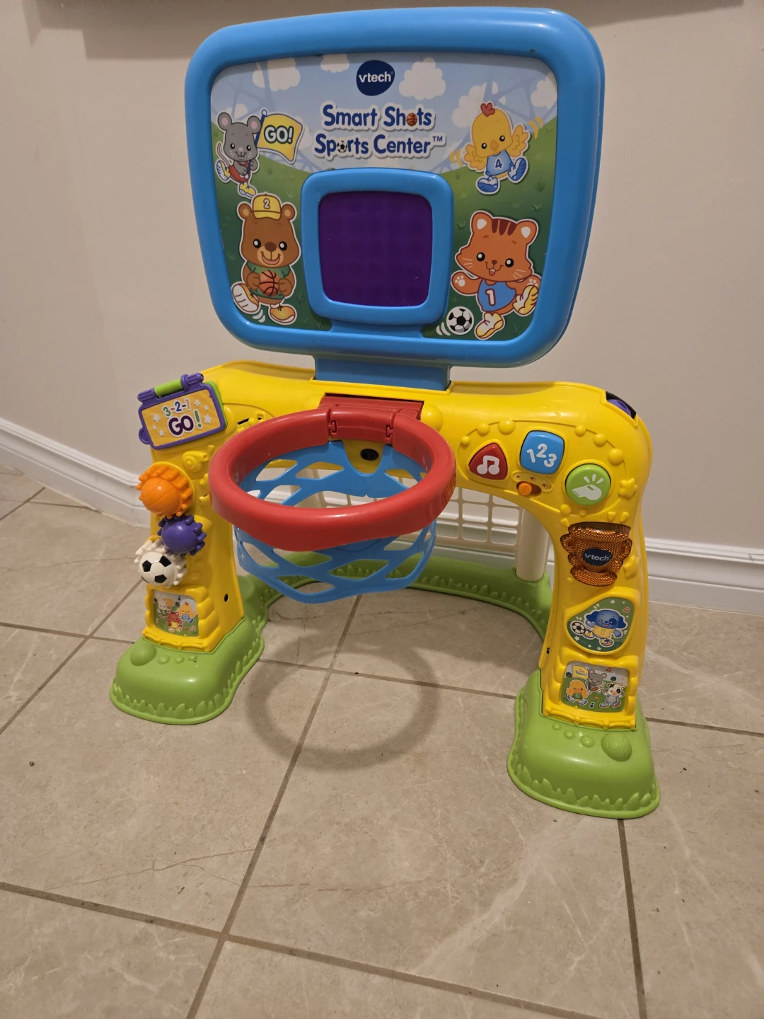 VTech Smart Shots Sports Center Basketball Hoop Toy - photo 2