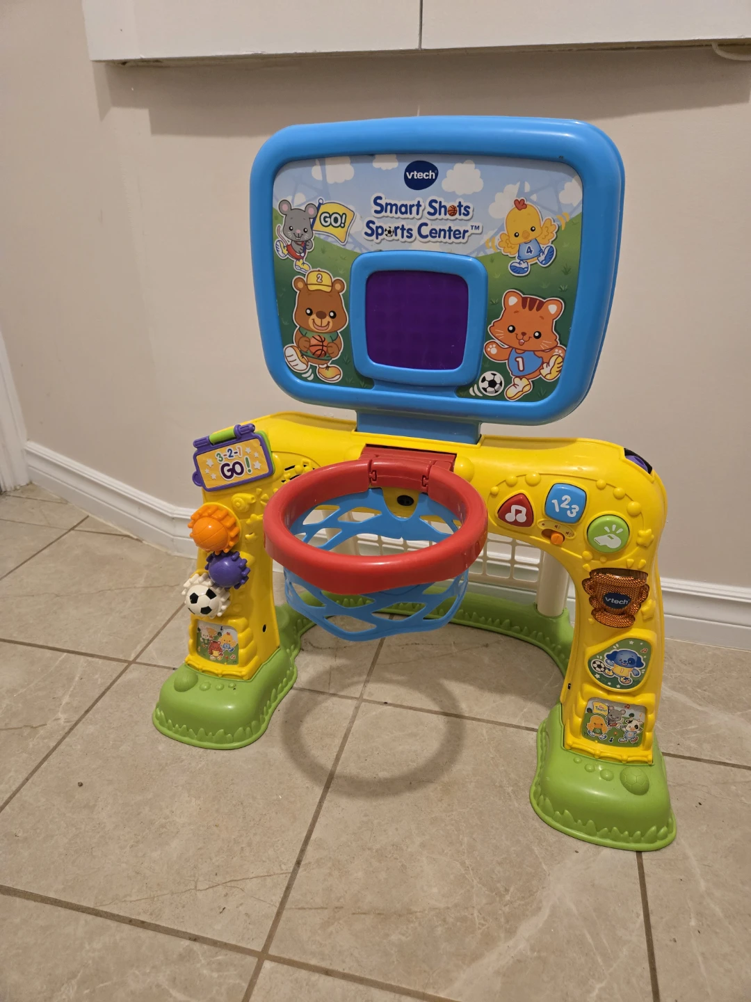 VTech Smart Shots Sports Center Basketball Hoop Toy - photo 3
