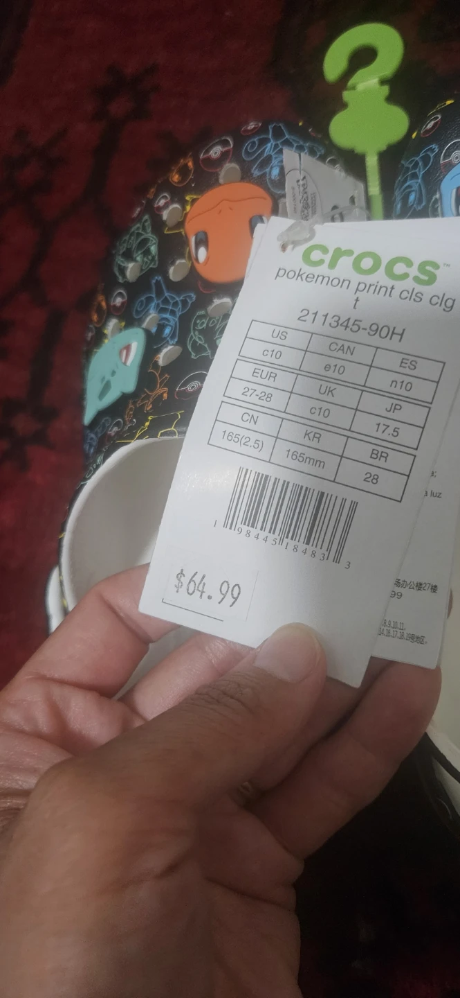 Crocs Toddlers' Pokemon Classic Clog Size C10 - photo 5