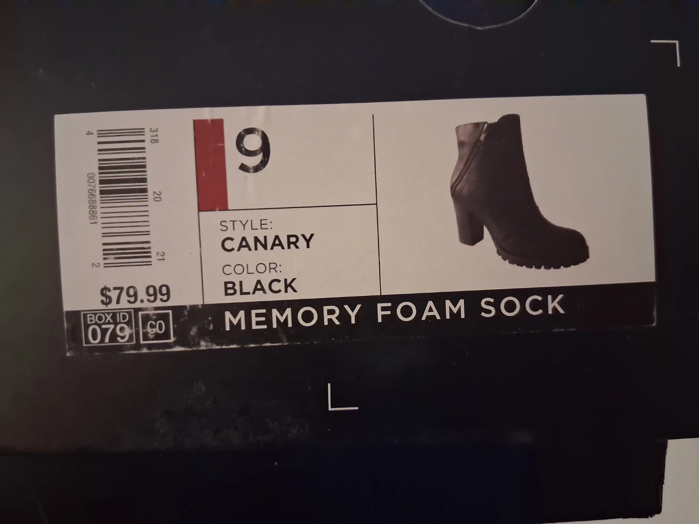 Simply Vera Vera Wang Black "Canary" Ankle Boots Size 9 - photo 3