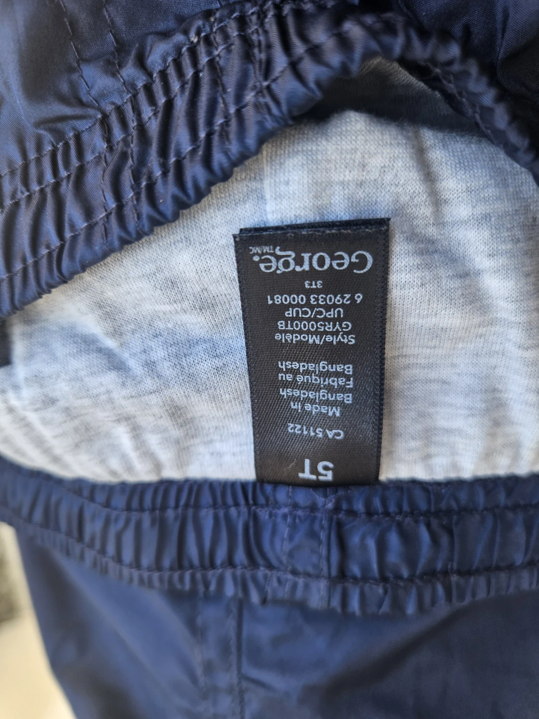 George Boys Navy Splash Pants Size 5T