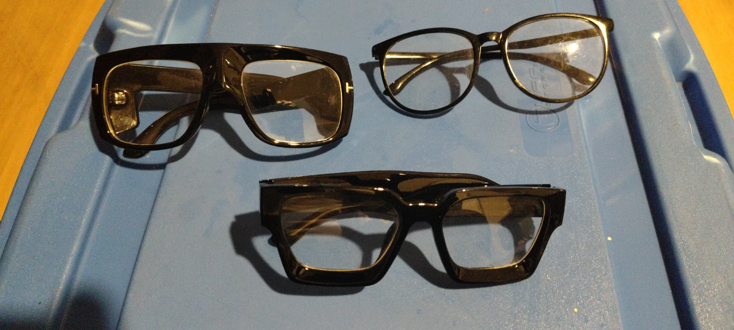 3 Pairs Black Eyeglasses Frames - photo 3