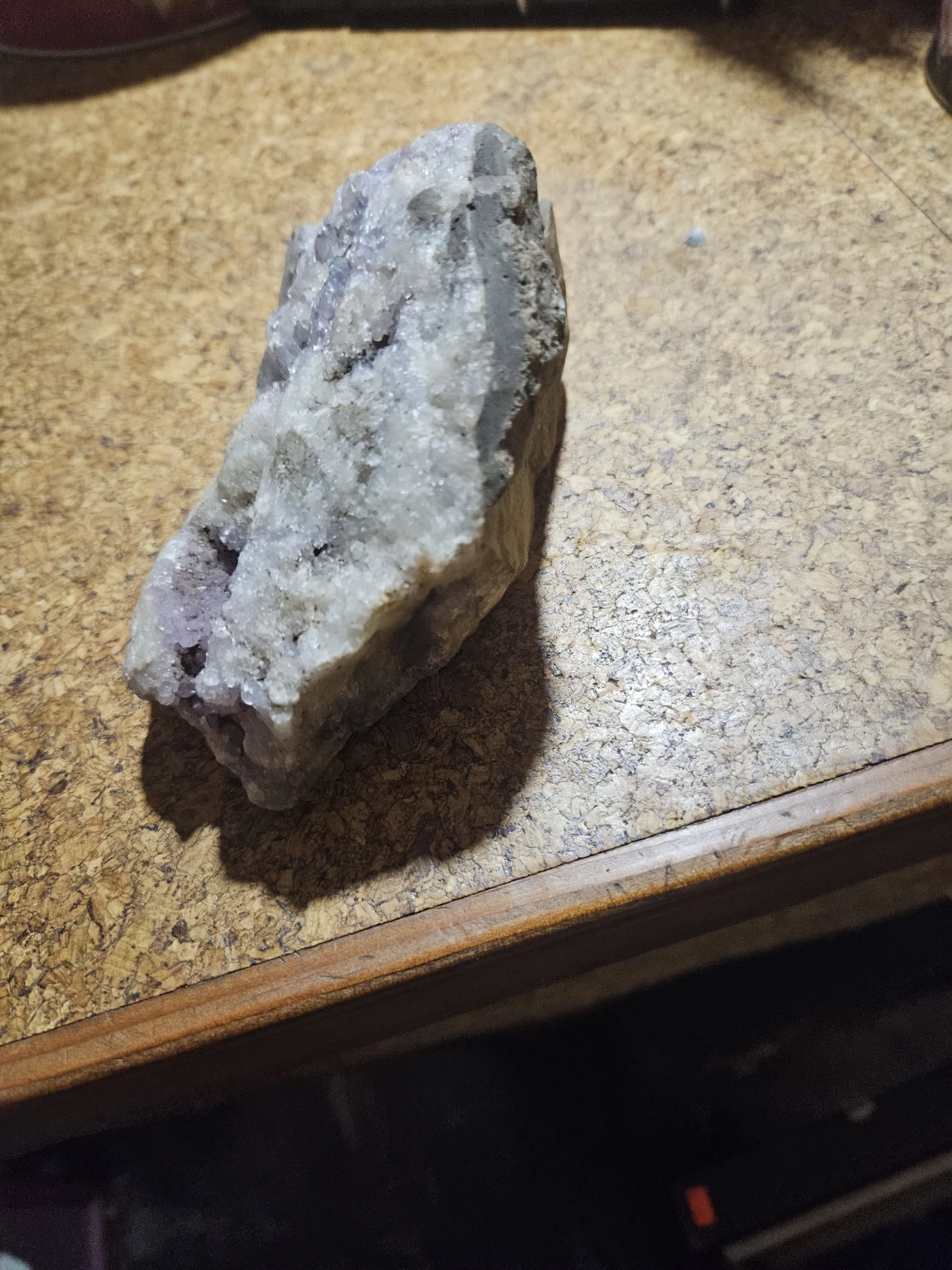 Raw Amethyst Geode Crystal Rock - photo 3