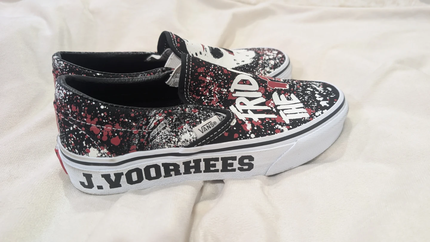 Vans Classic Slip-On Friday The 13th House of Terror Shoes - photo 2