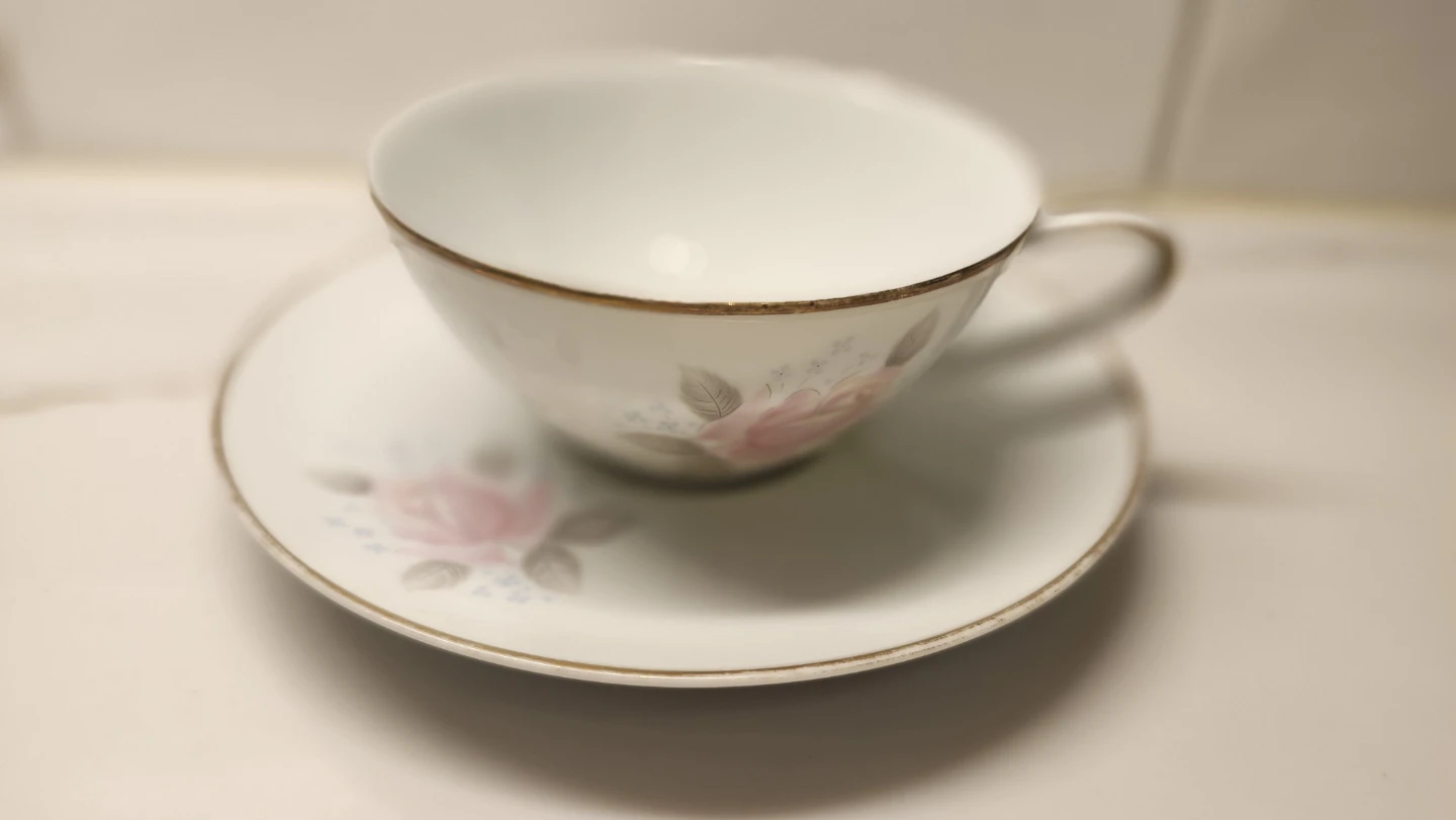 Noritake Roseville Teacup and Saucer Set - photo 3