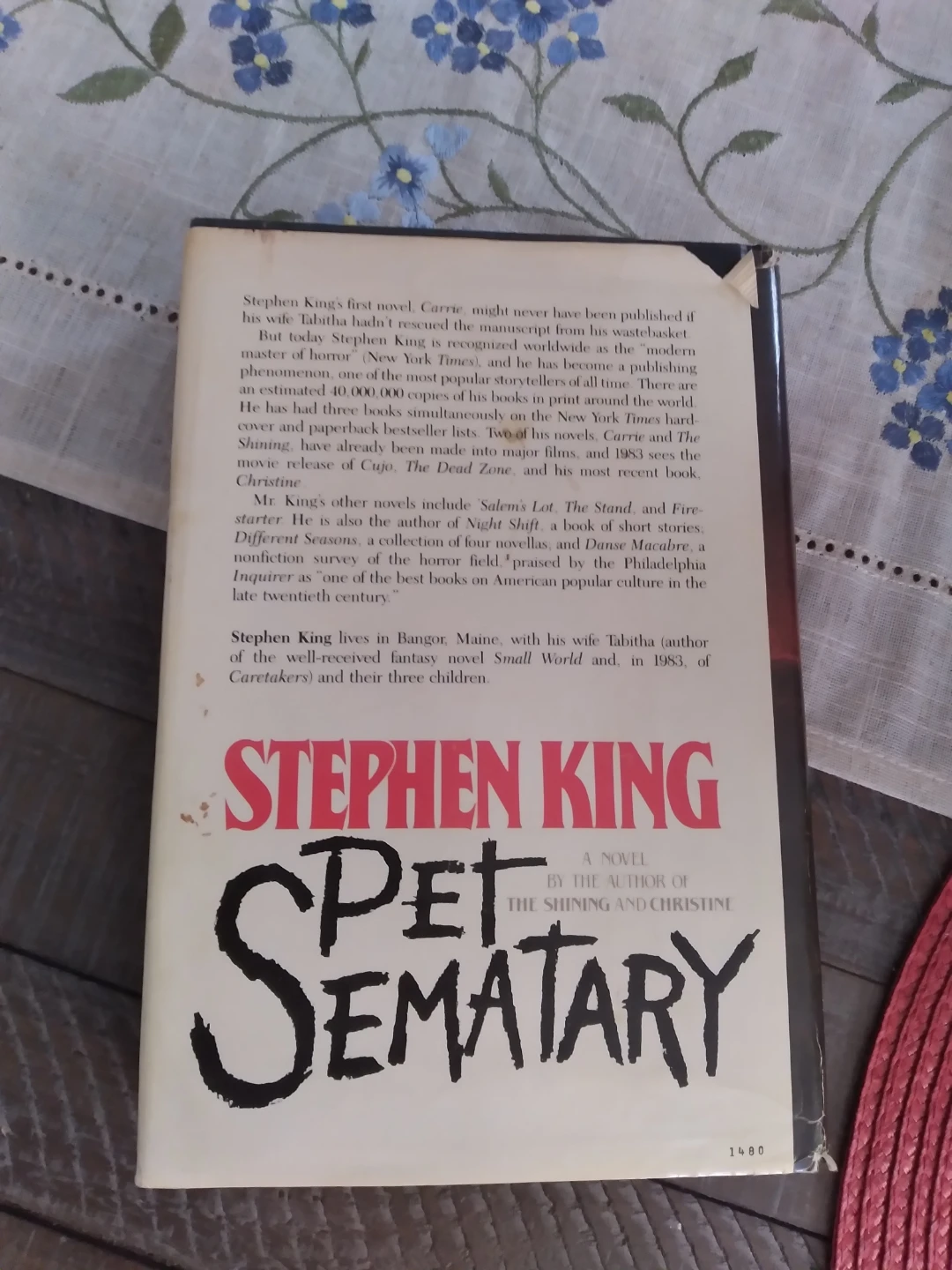 Stephen King Pet Sematary Book - photo 2