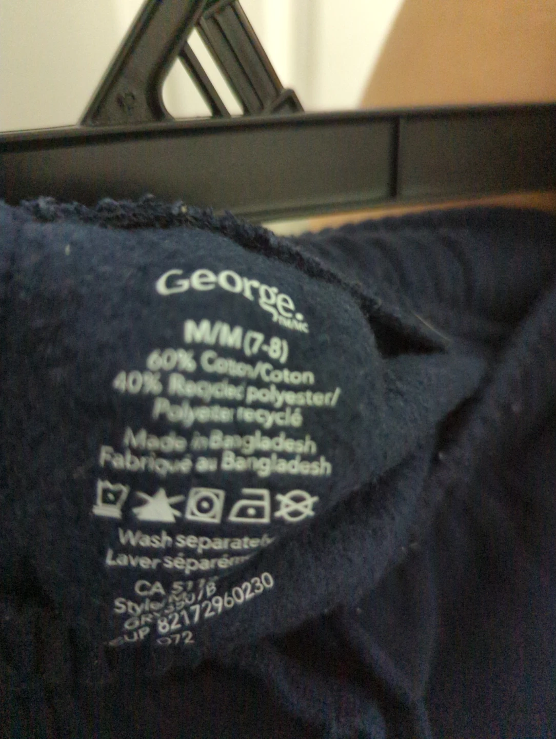 George navy sweatpants M/M (7-8) - photo 3