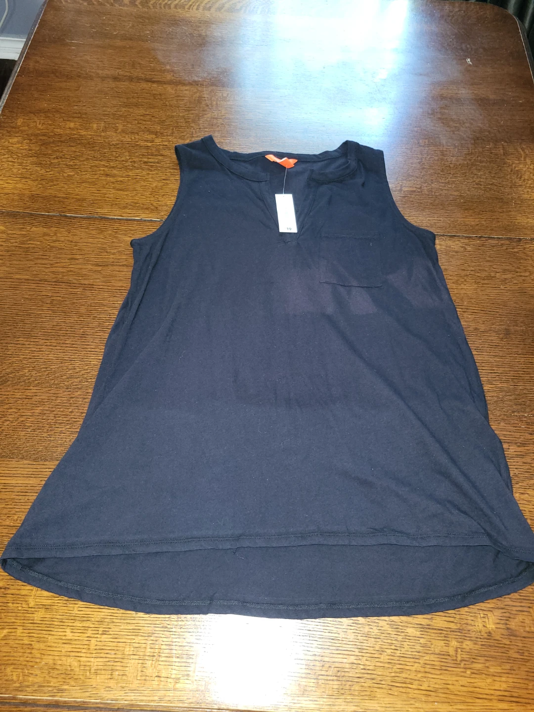 Joe Fresh Black Sleeveless Top with Lace Detail - photo 3