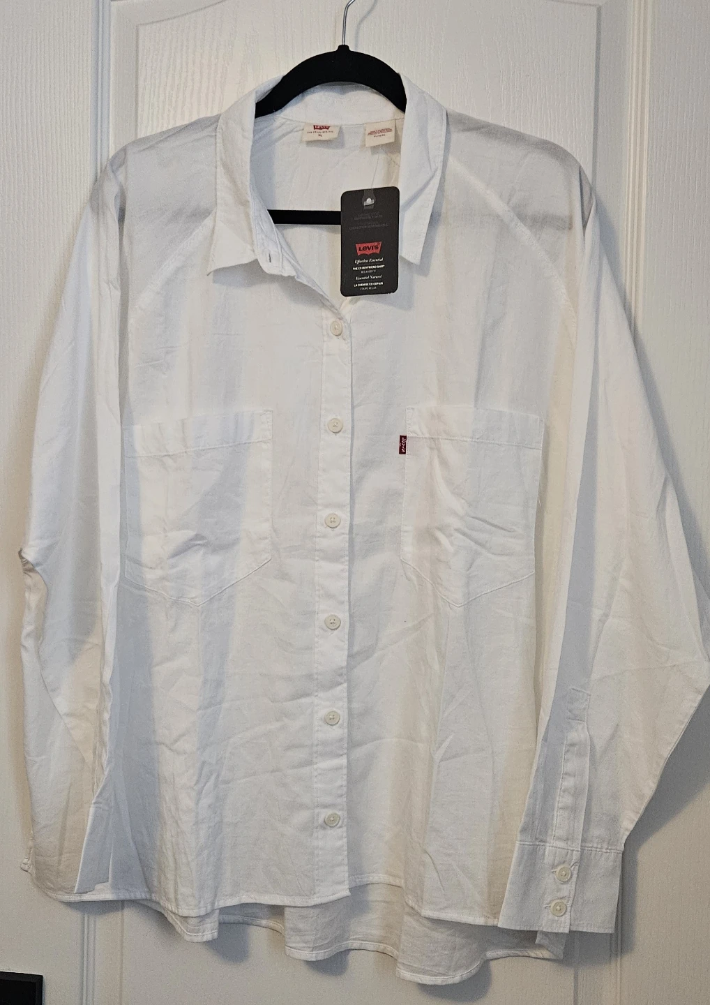 Levi's White Ex-Boyfriend Shirt