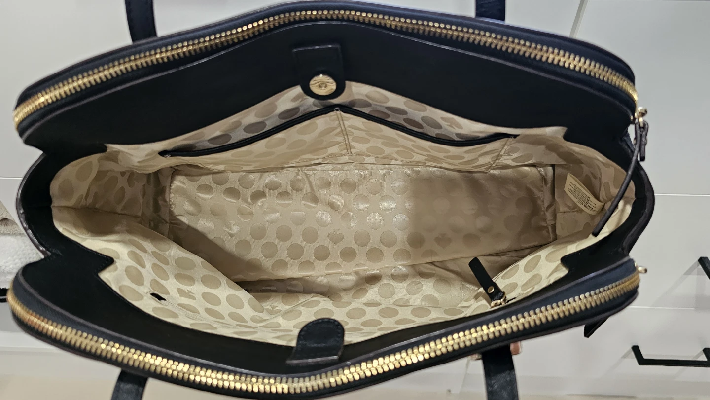 Kate Spade New York Black Leather Satchel Handbag - photo 3