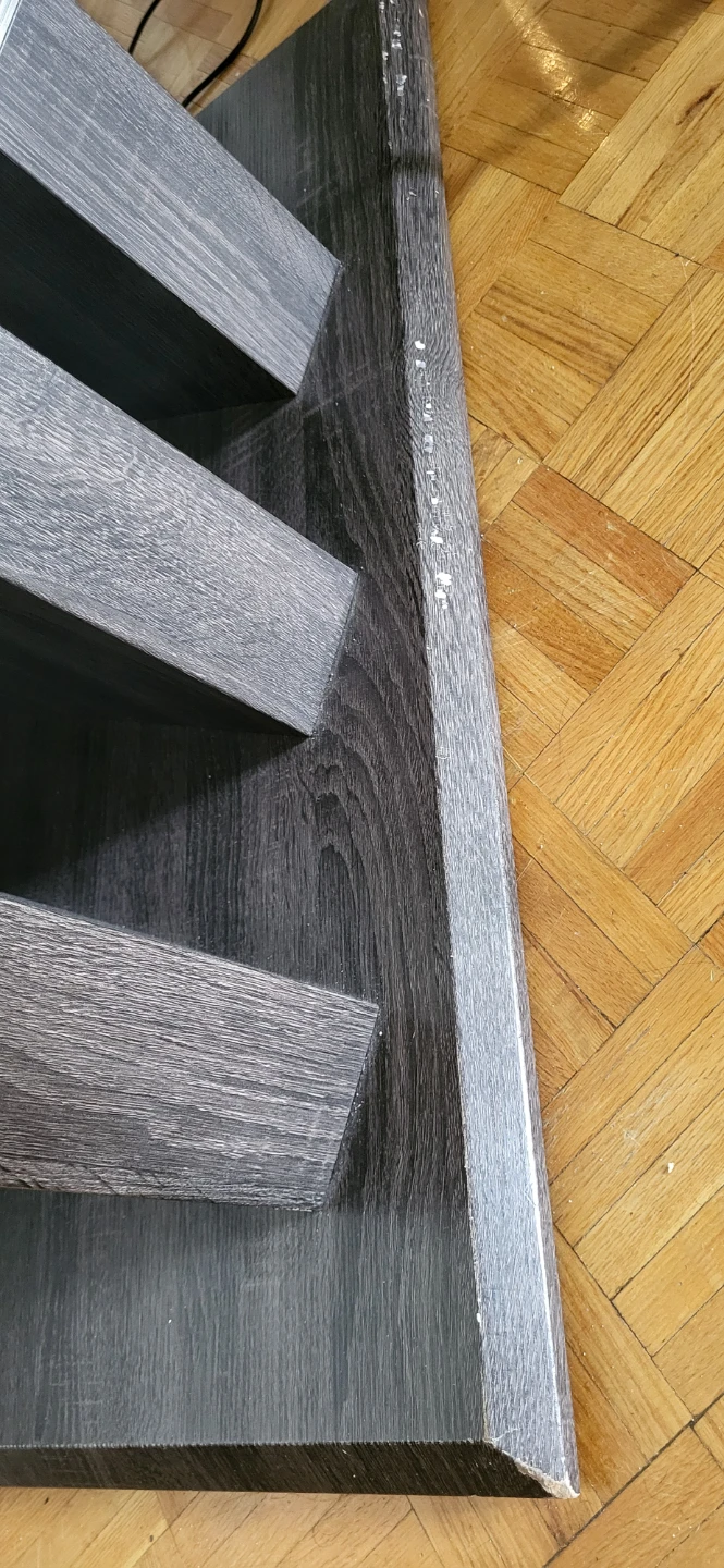 Dining Table with Wood-Look Base - photo 4