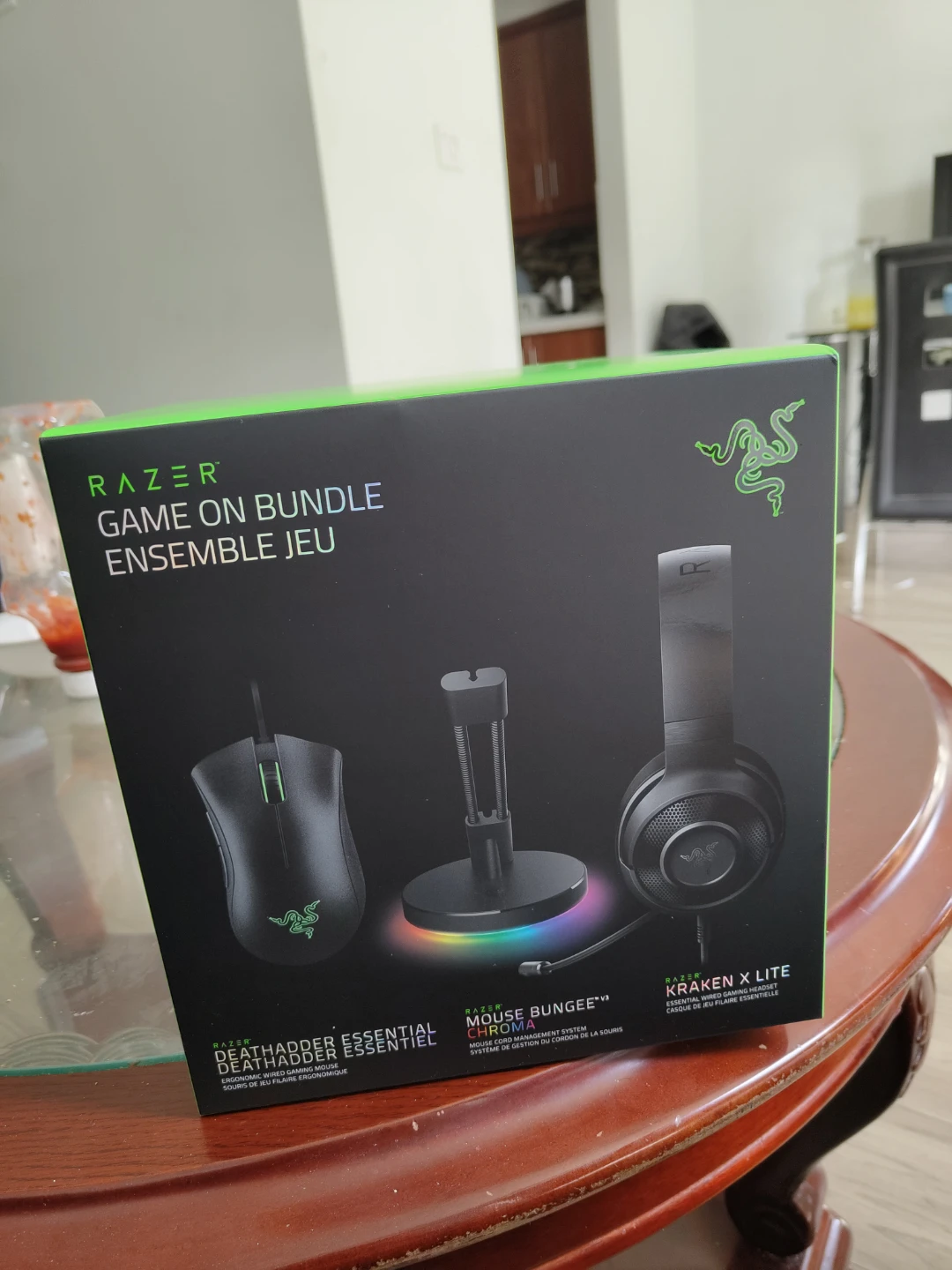(OPEN BOX) Razer Game On Bundle - DeathAdder, Kraken X Lite