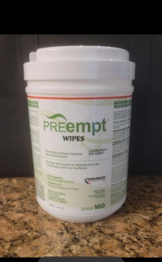 PREempt Wipes one-step surface cleaner 160 Count