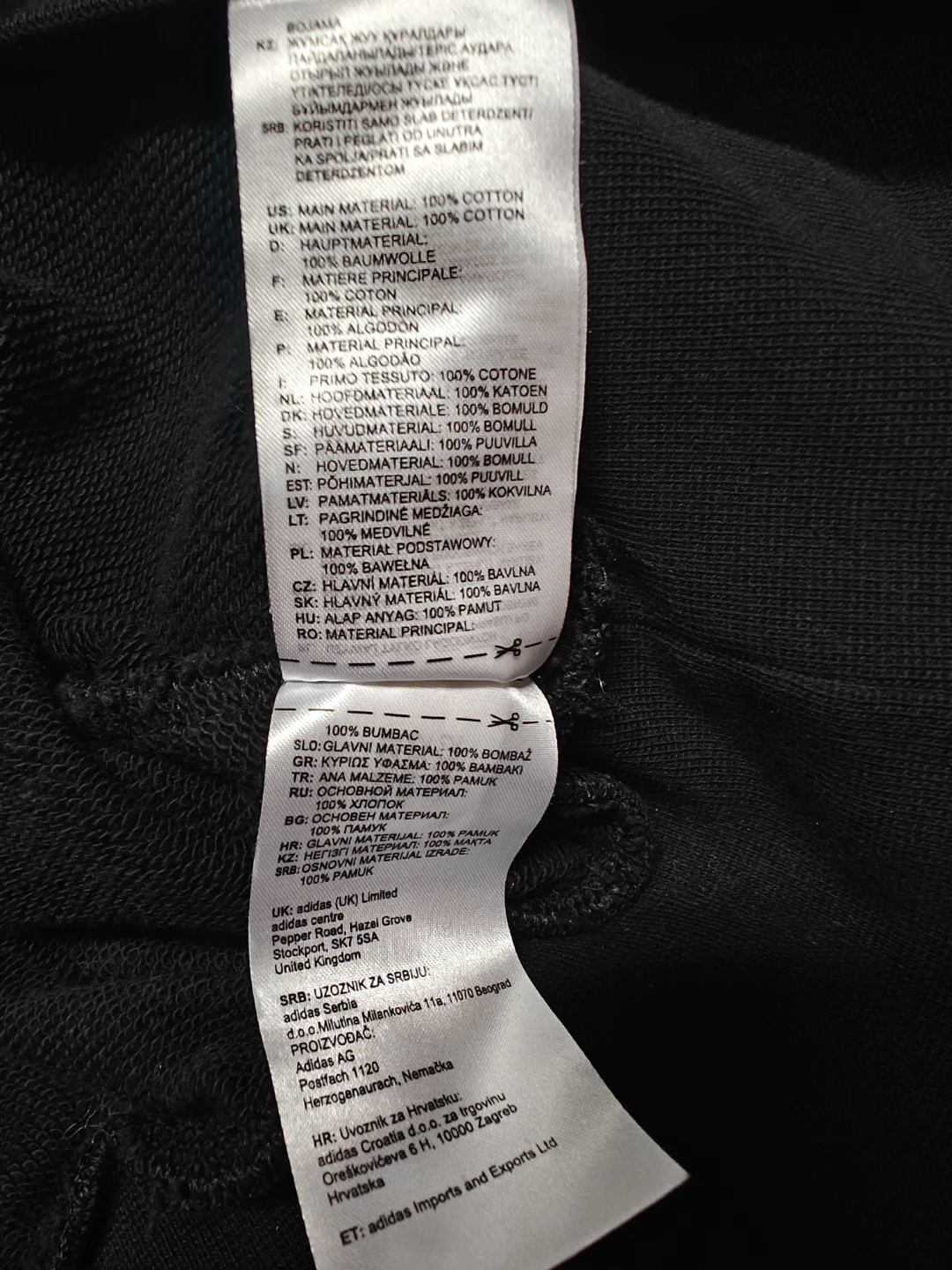 Adidas Trefoil 3-Striped Oversized Cropped Hoodie - photo 4