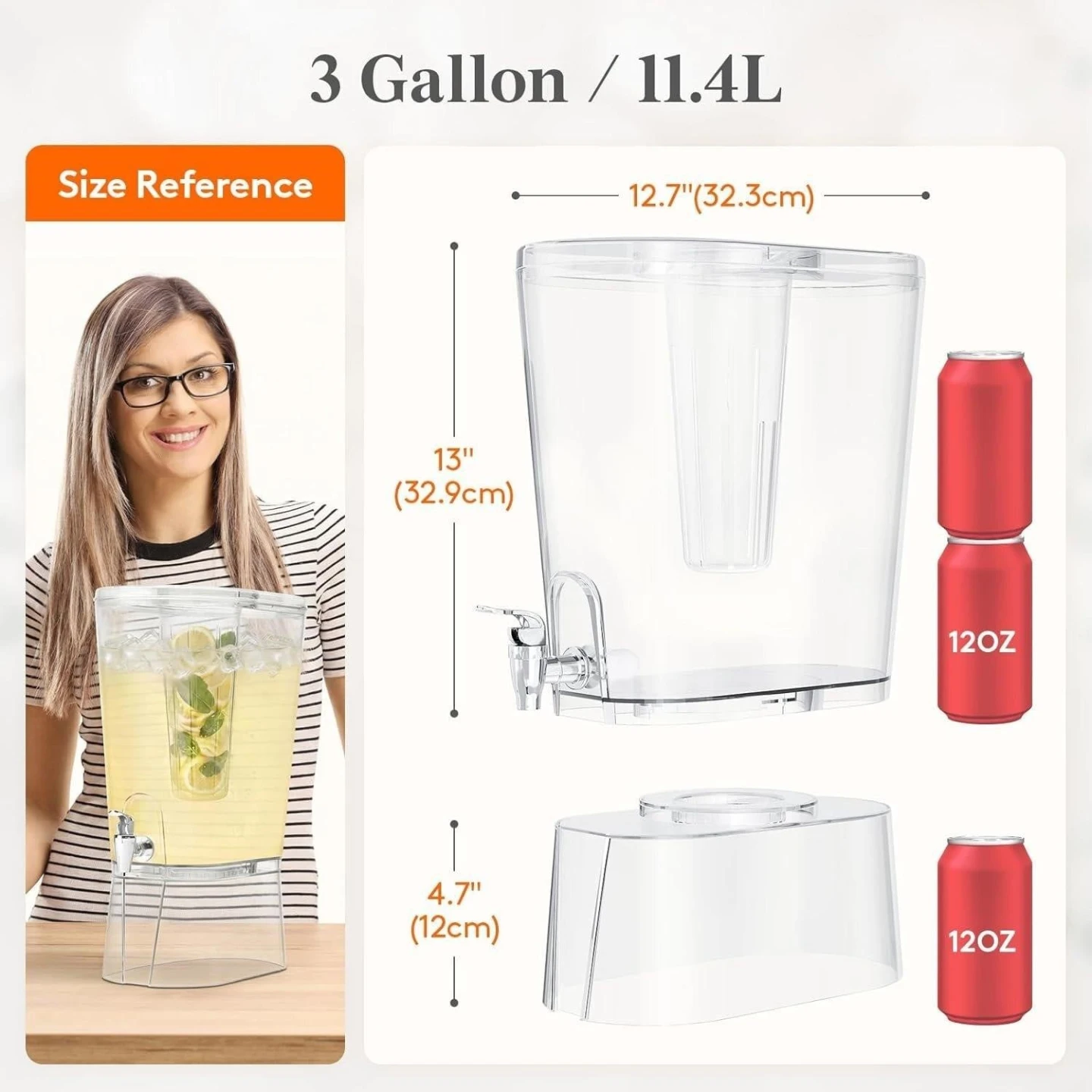 3 Gallon Drink Dispenser with Infuser - photo 2