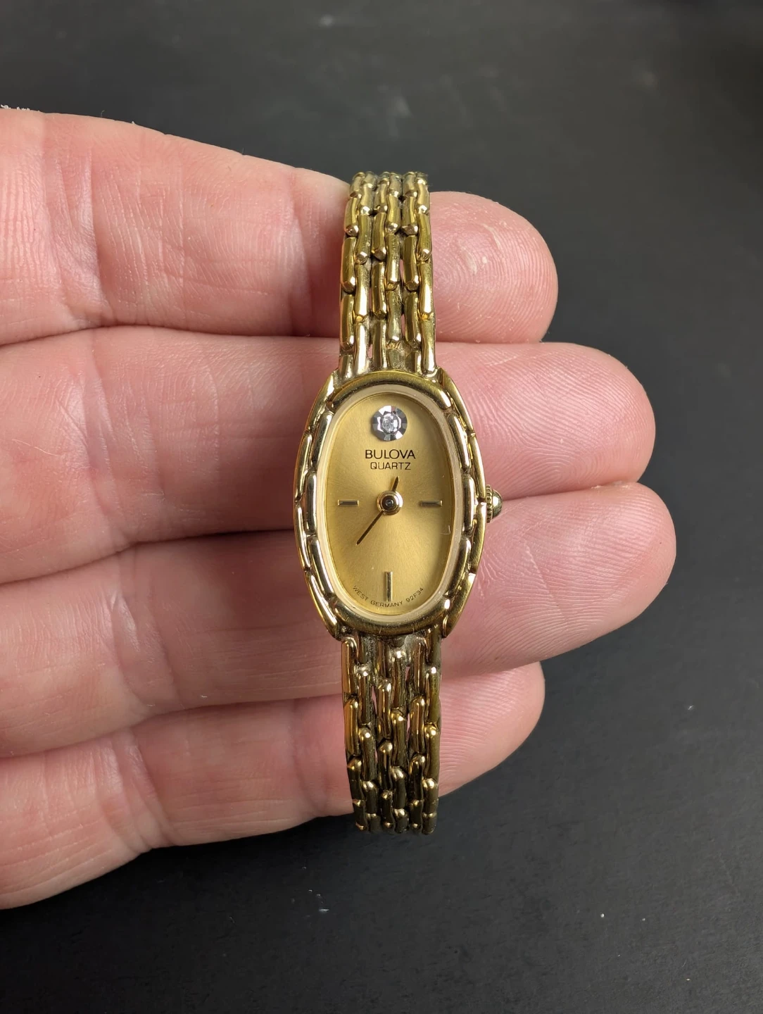 Bulova Quartz Women's Gold Tone Watch