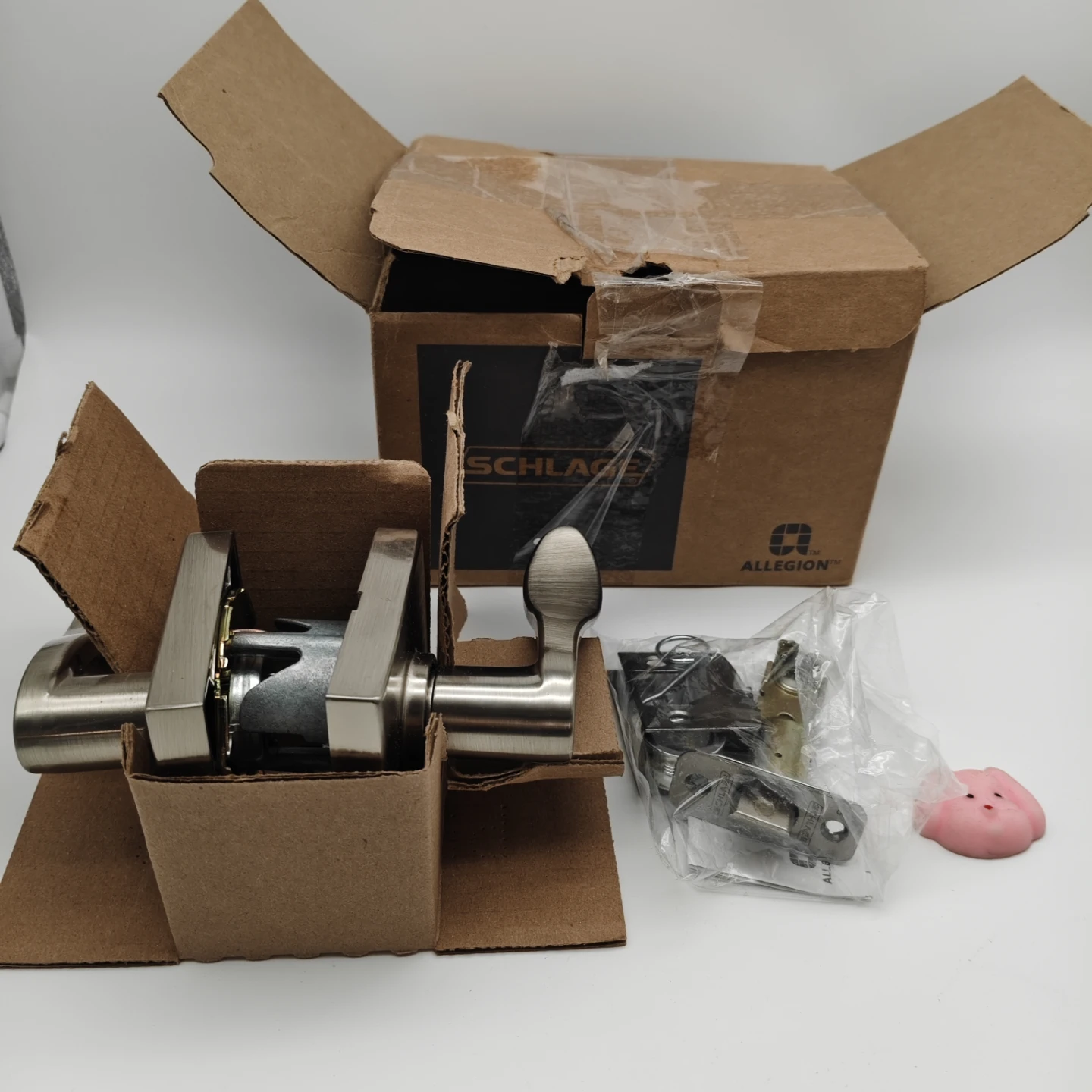 Schlage Hall & Closet Accent Lever with Collins Trim - photo 2