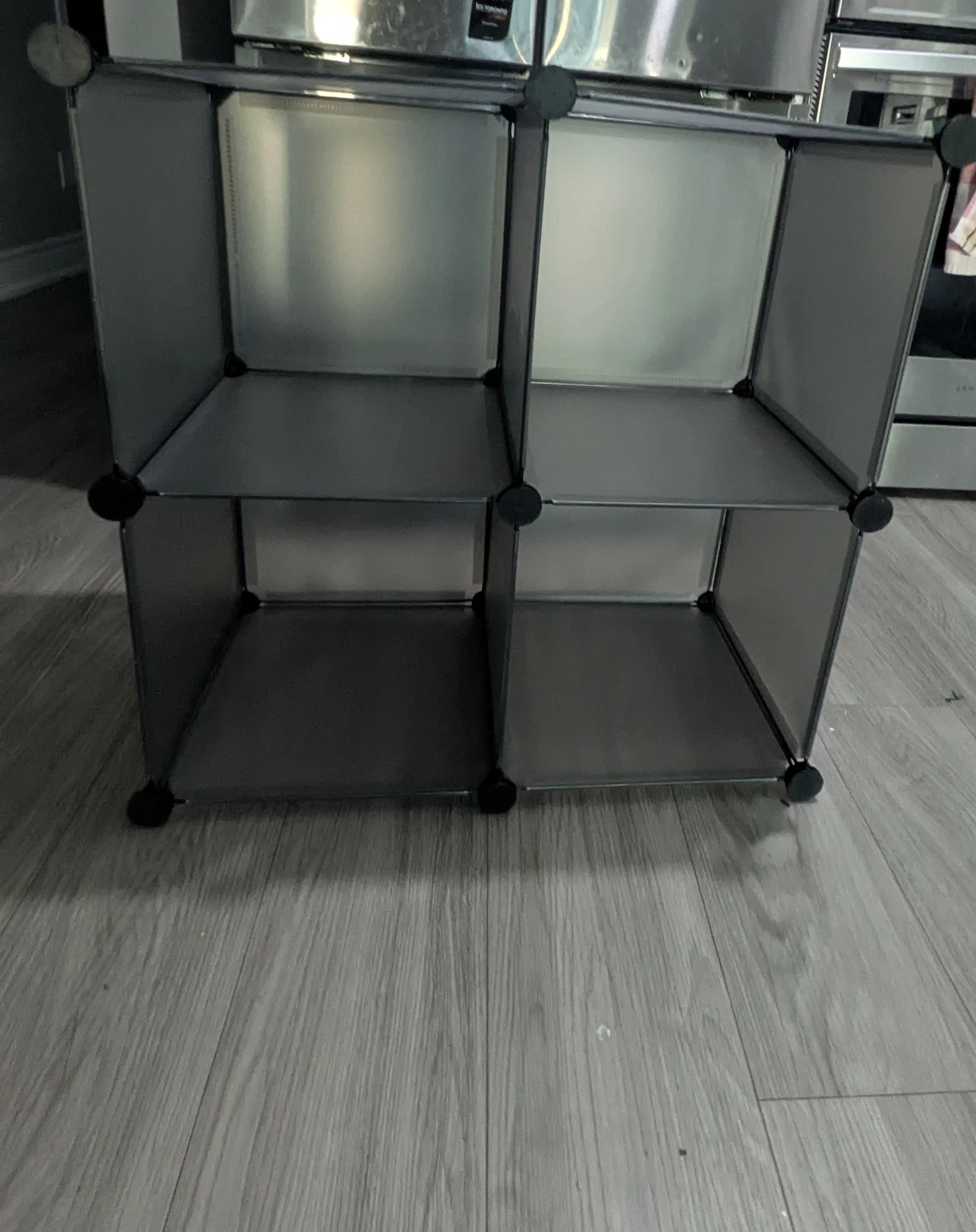 Grey 6-Cube Storage Organizer