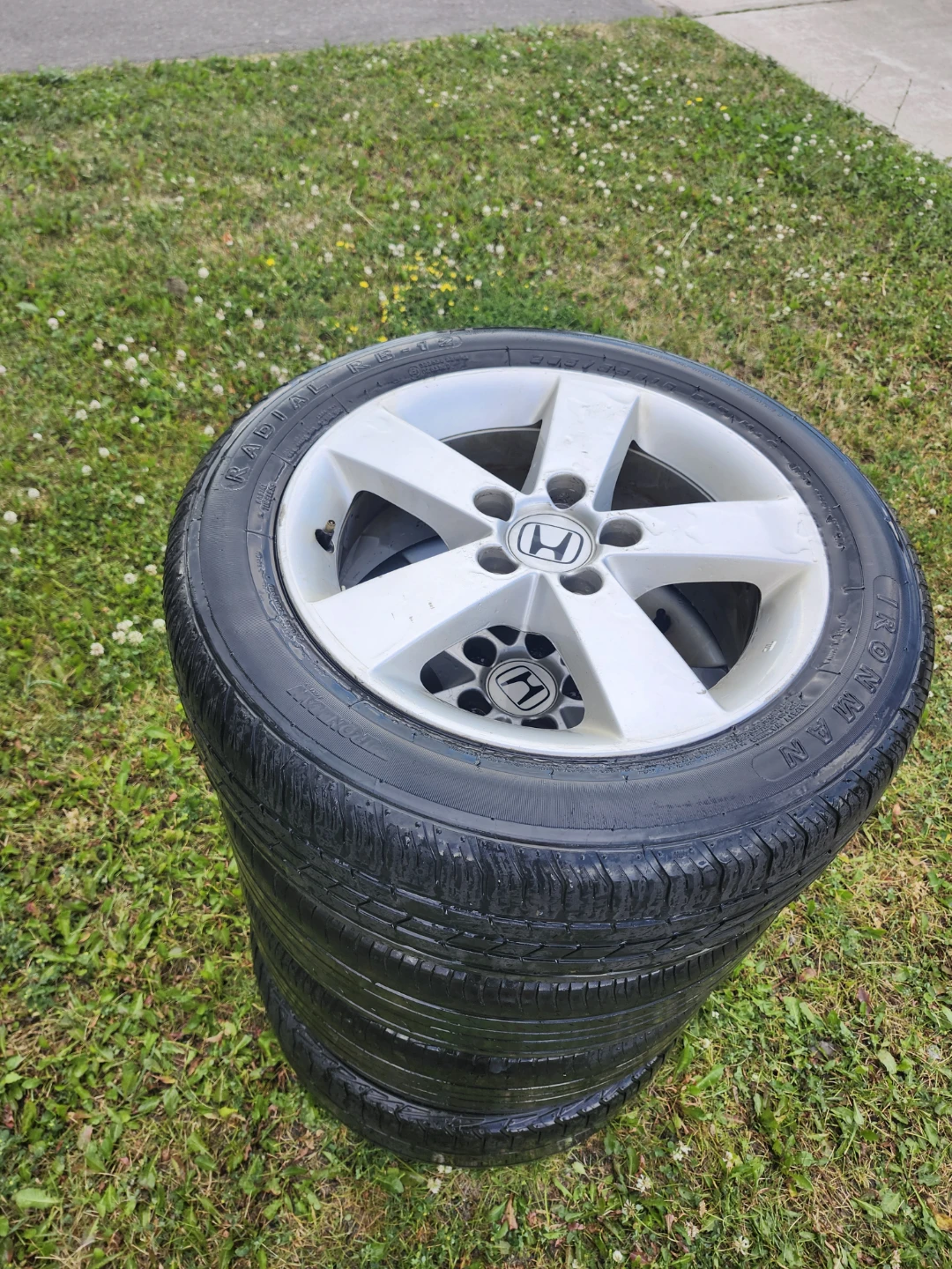 16 Inch Honda Civic OEM Alloy Wheels and Tires 205 55R16 5x114.3