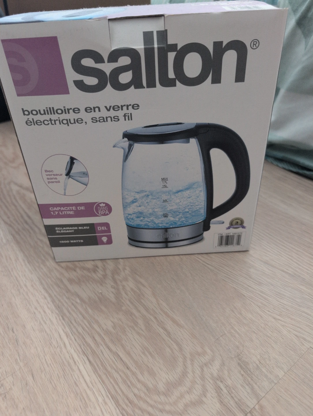 Salton Glass Electric Kettle