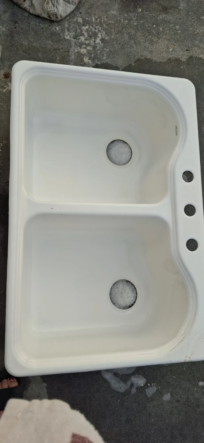 Kohler Double Enameled Kitchen Sink - photo 3