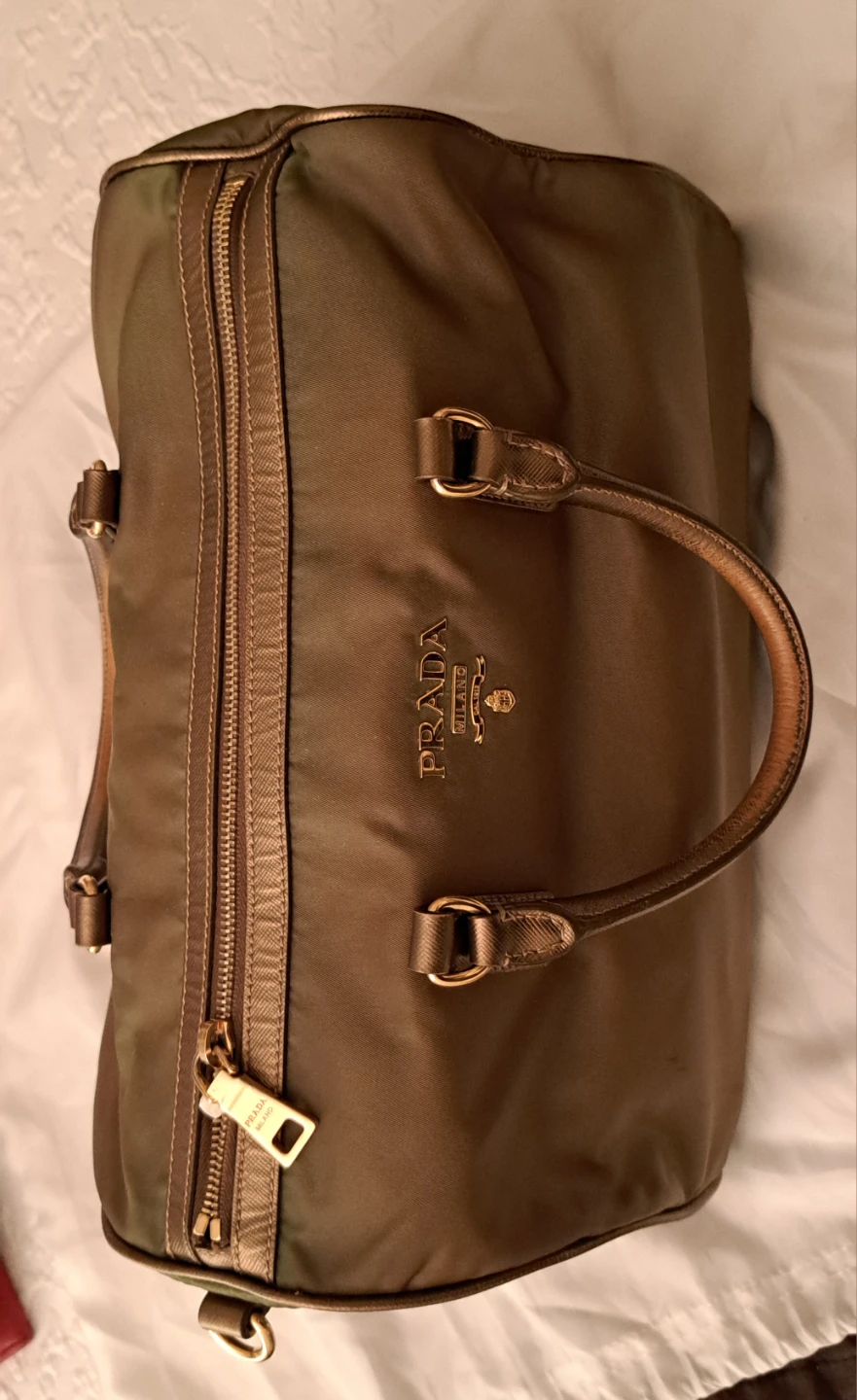 Prada Nylon Bowling Bag