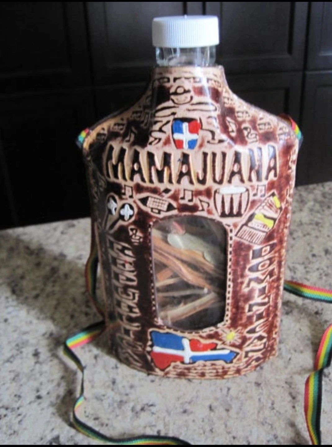 Mamajuana Bottle with carry Strap. No liquor included. - photo 3