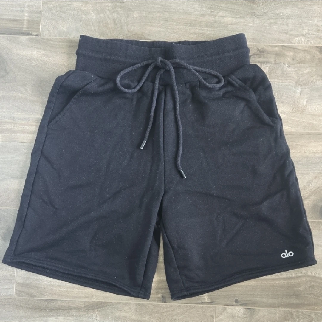 ALO High-Waist Easy Sweat Shorts - photo 2