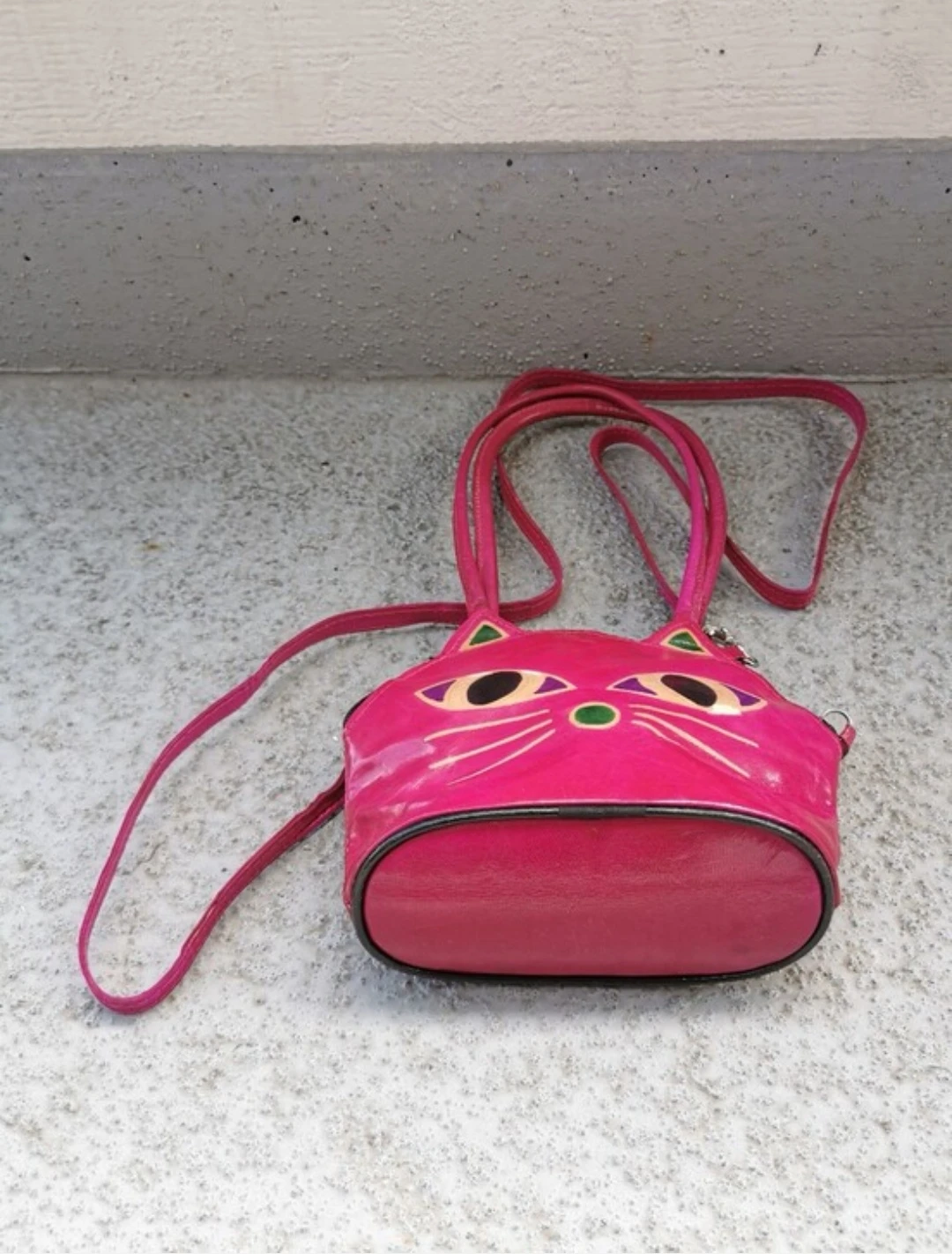 Vintage Leather Cat Bag - photo 4
