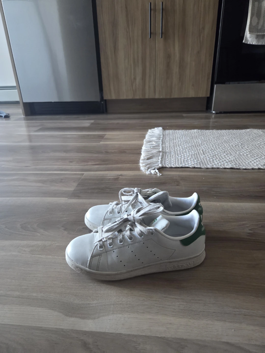 Adidas Stan Smith White Green Shoes