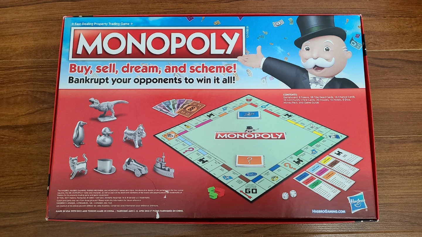 Monopoly Board Game (Like New) - photo 2