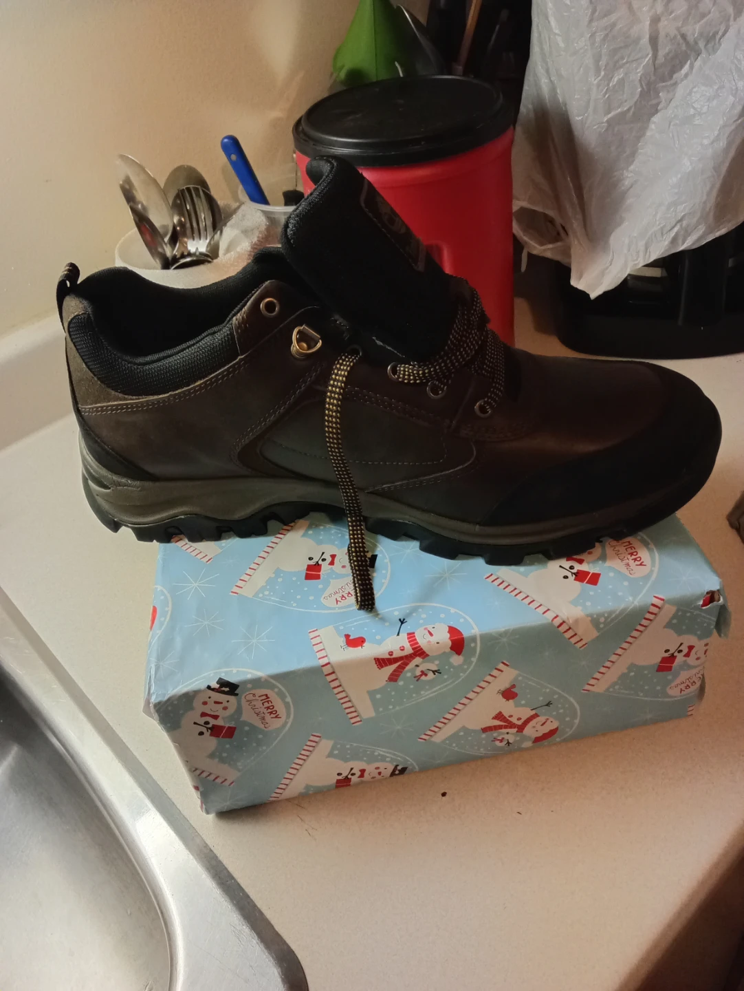 Timberland Brown Leather Shoes Size 14 - photo 3